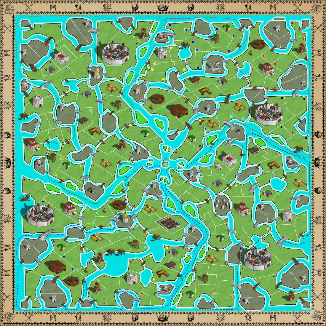 the map